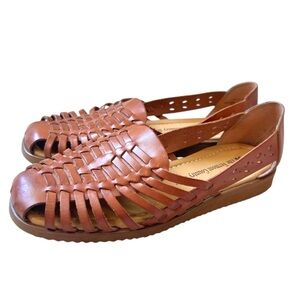 The Vermont Country Store Leather Huarache Sandals